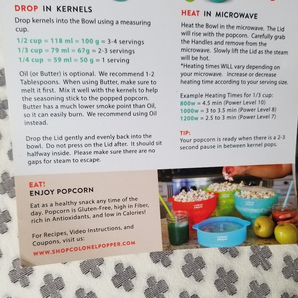 Colonel Popper Microwave Popcorn Maker - Picture 4 of 6